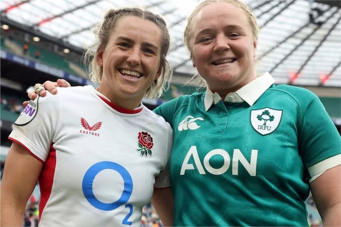 Son esposas y se enfrentaron por primera vez en un partido de rugby del Seis Naciones: su historia de amor