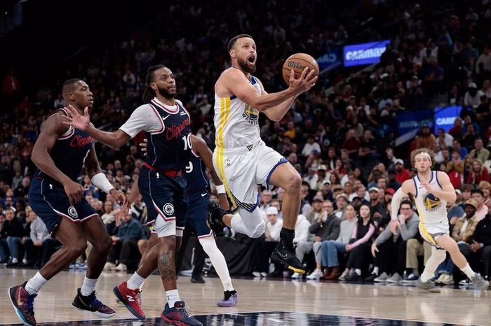Golden State Warriors venció a Los Angeles Clippers con una gran actuación de Stephen Curry