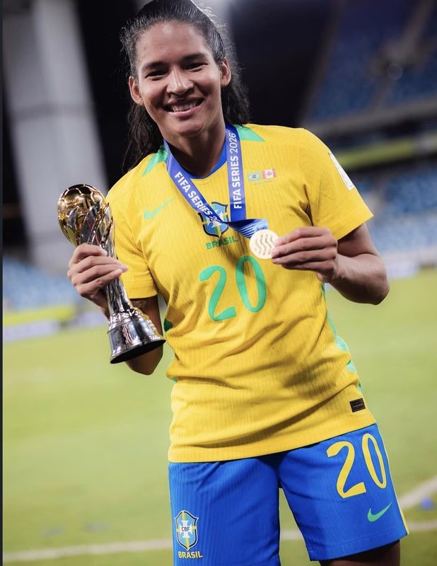 Marília e seleção brasileira feminina vencem o FIFA Series 2026