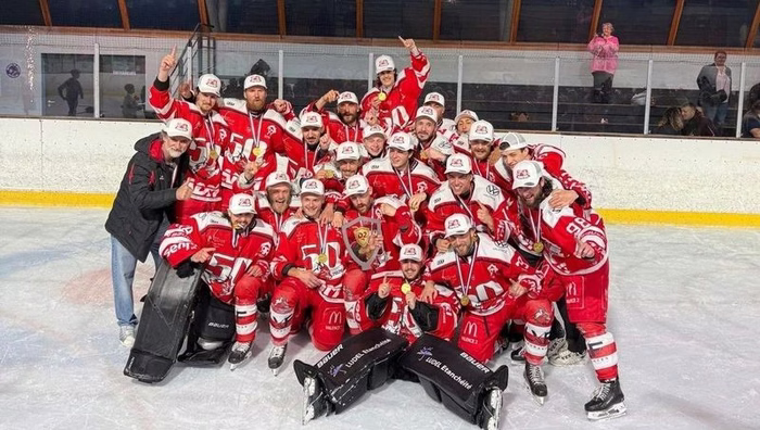 Les Lynxs de Valence, champions de France de hockey