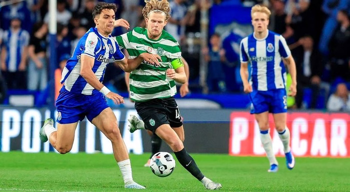 Taça de Portugal. Sporting faz queixa por entrada de Gabri Veiga sobre Hjulmand