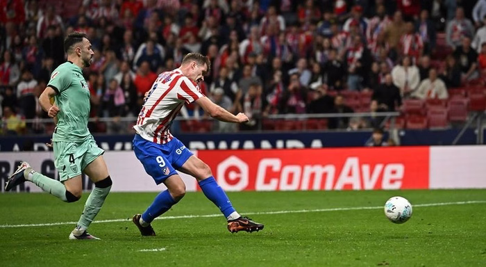 Atlético de Madrid vence Athletic Bilbau e aproxima-se do terceiro lugar