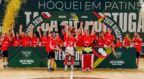 Benfica conquista pela 12.ª vez seguida a Taça de Portugal feminina de hóquei em patins