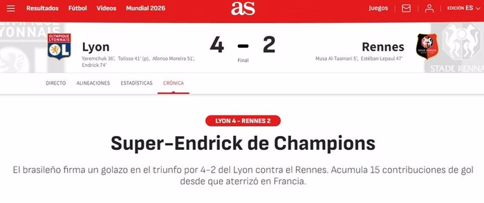 "Super-Endrick": jornal espanhol exalta brasileiro e defende convocação para a Copa do Mundo