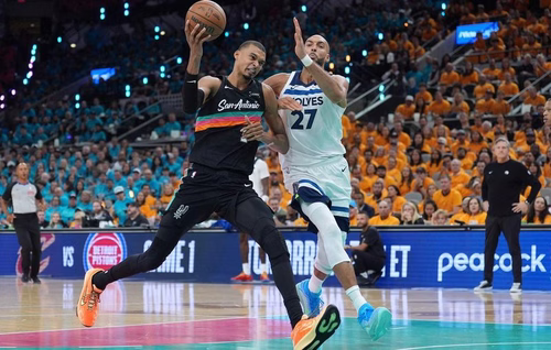 NBA : Les Spurs surpris par les Wolves d'entrée de jeu malgré le record de contres de Wembanyama