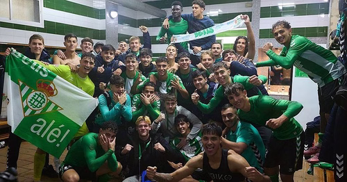 El Betis juvenil disputará la Youth League por tercera temporada consecutiva