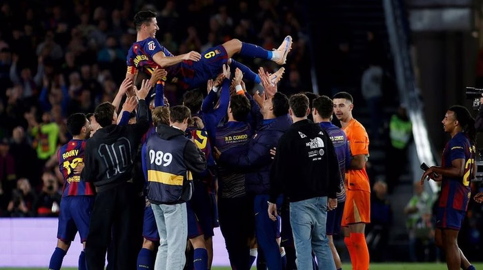 Abschied beim FC Barcelona im Camp Nou