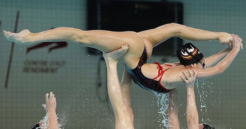 Así es la rutina de España para conquistar la natación artística mundial