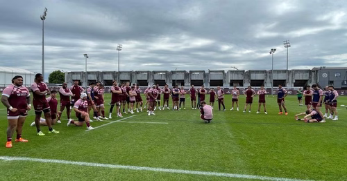 Biarrey bien présent ce mardi à l'entraînement