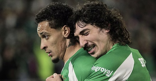 Antony, representante del Betis en el mejor once de la temporada en la Europa League