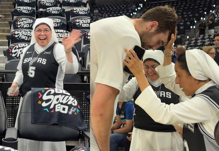 Visita abençoada: grupo de freiras embala vitória dos Spurs sobre OKC no jogo 4 da final do Oeste
