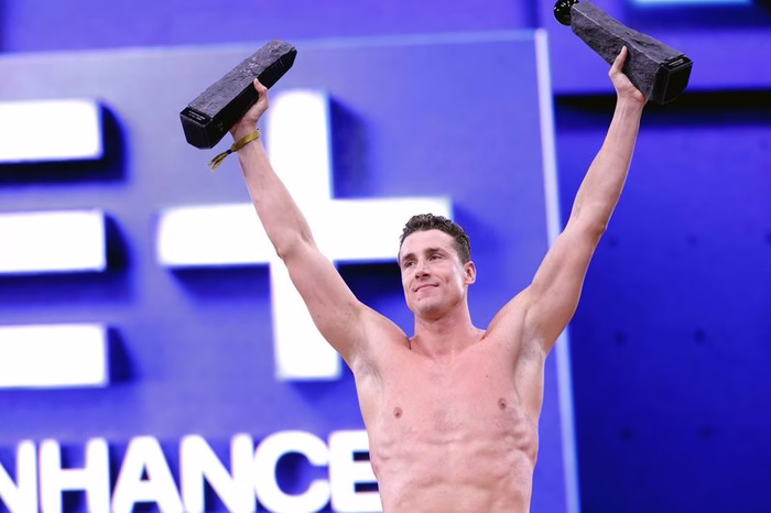 Kristian Gkolomeev bags $1m bonus for smashing 50m freestyle world record at Enhanced Games