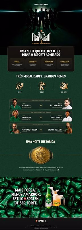 Spaten Fight Night 3 amplia modalidades de luta e celebra a honra no esporte