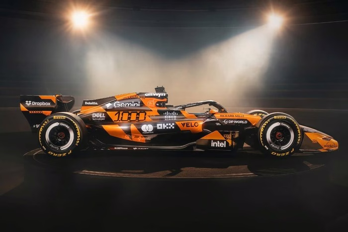 McLaren celebra milésimo GP na F1 com pintura especial em Mônaco