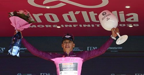 Giro : Paul Magnier remporte le maillot Cyclamen de meilleur sprinteur