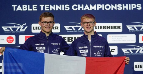 Les frères Lebrun seront présents à Laval pour les championnats de France de tennis de table