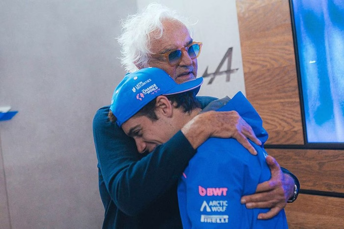 Briatore, contento con Colapinto, pero... “El problema que tenemos es el coche. El piloto es el último detalle”