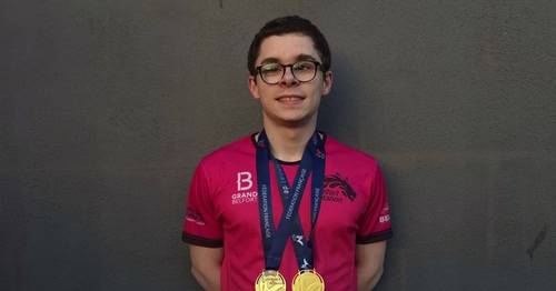 Un jeune Belfortain champion de France handisport de natation junior