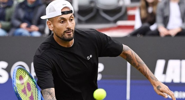 Kyrgios estreia bem em Stuttgart e vence depois de 14 meses