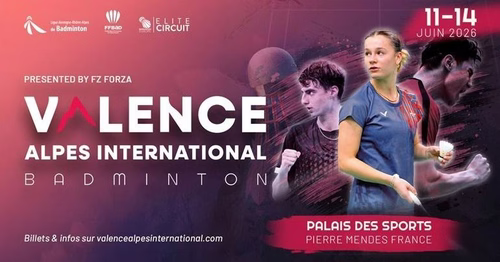 Valence accueille la première édition du Tournoi de badminton "Valence Alpes International"