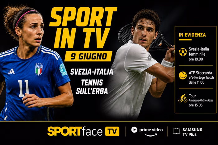 Italia femminile, tennis sull’erba e Sportface su Prime Video e Samsung TV – SPORTFACE.IT