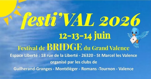 Le bridge, un sport mental à découvrir lors du 1er festival du Grand Valence