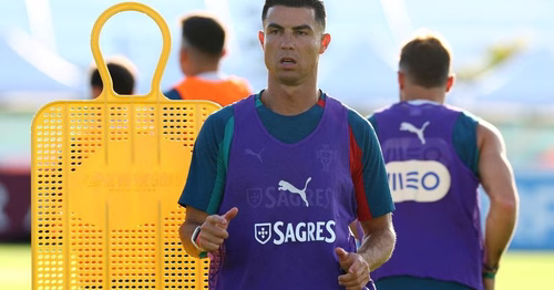 Portugal entrenó por primera vez en Miami y homenajeó a Diogo Jota