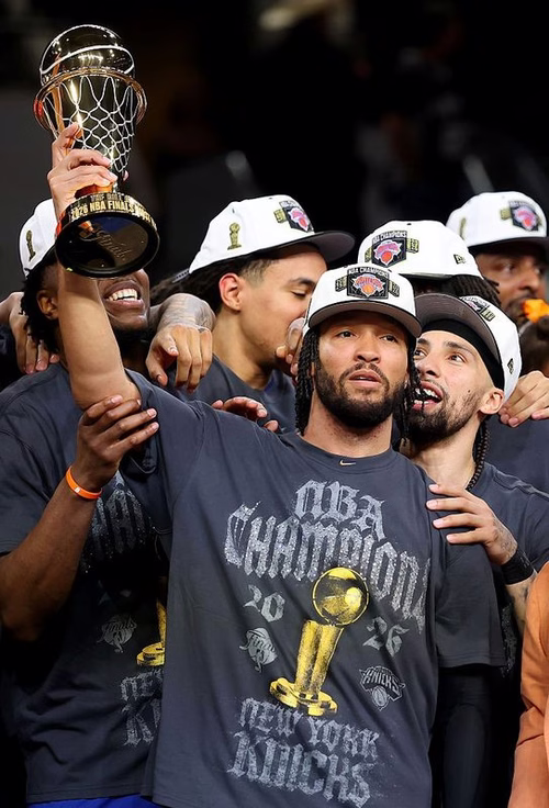 Jalen Brunson é eleito MVP das Finais da NBA 2025/26