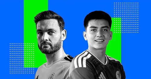 26 años y seis Mundiales y medio separan al abuelo Craig Gordon del niño Gilberto Mora