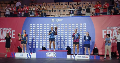 Isa Cok s'incline en finale des championnats de France de tennis de table après un match disputé jusqu'au septième set