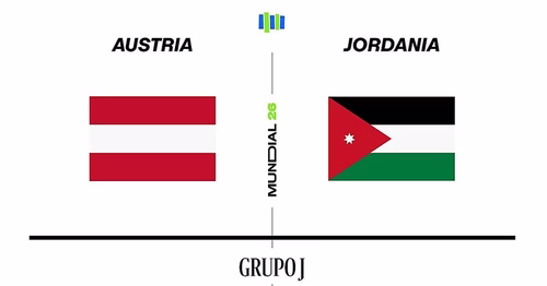 Estadísticas del Austria - Jordania del grupo J de la primera fase del Mundial