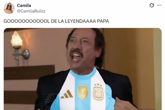 Dos goles anulados en el inicio del partido de Argentina y el triplete de Messi desataron los mejores memes del partido