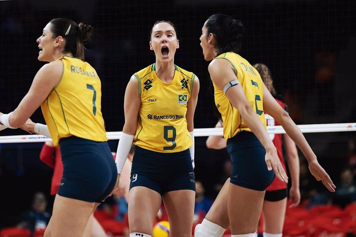 Brasil vence Bélgica no tie-break e mantém invencibilidade na Liga das Nações de Vôlei
