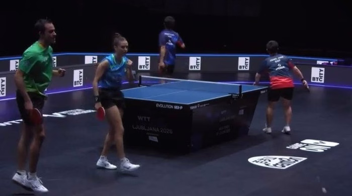 Hugo Calderano e Bruna Takahashi vão às quartas do WTT Eslovênia