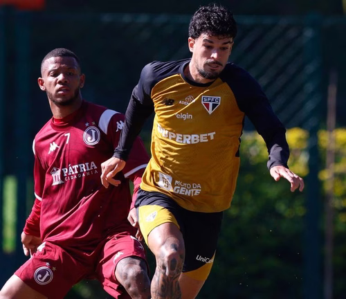 Dorival promove testes em jogo-treino do São Paulo contra o Juventus
