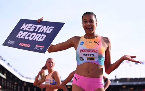 Wie nah ist Audrey Werro dem 800