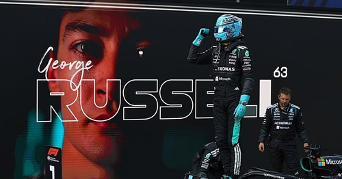 Russell se lanza a por Antonelli y Verstappen enseña la patita