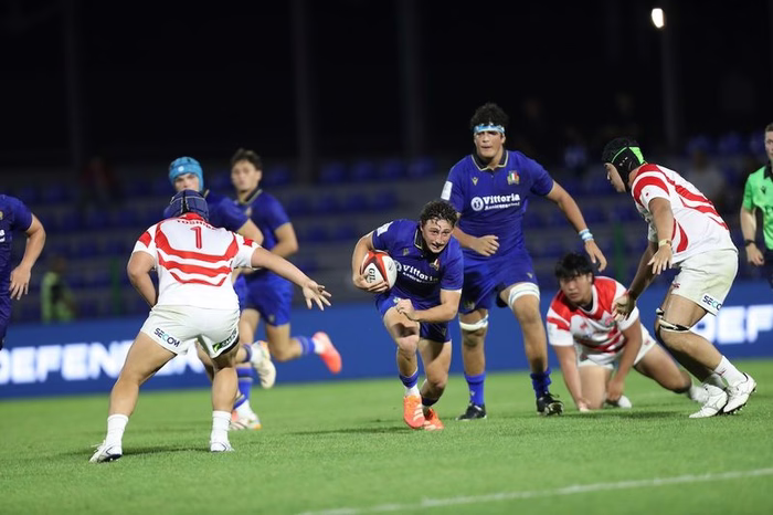 Rugby: l’Italia dilaga nella ripresa e batte il Giappone ai Mondiali Under 20