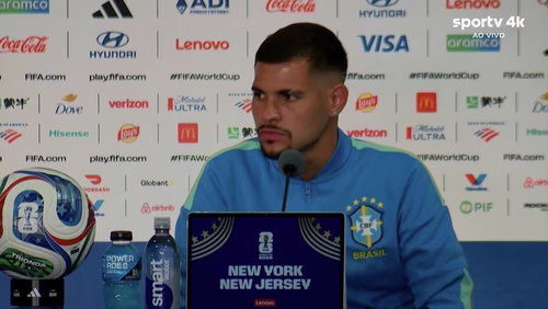 Bruno Guimarães rebate Haaland por apontar Brasil favorito