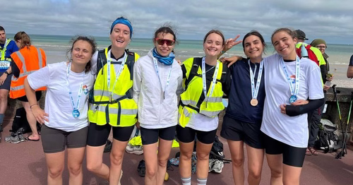 mêmes", à Dieppe, plus de 1.300 marcheurs ont parcouru entre 50 et 100 kilomètres