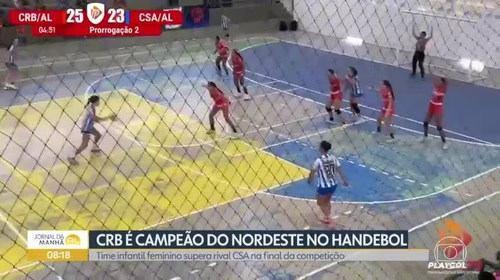 Maceió sedia o Brasileiro Interclubes de Handebol Feminino
