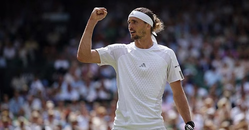 Zverev se agiganta hacia su primera final en Wimbledon