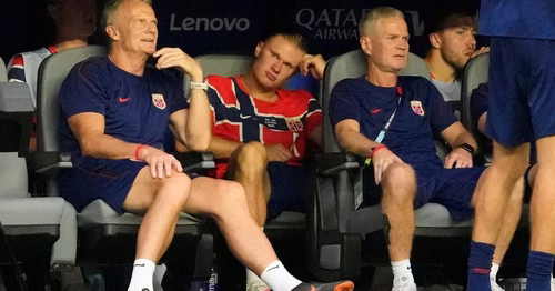 ¿Por qué salió Haaland contra Inglaterra?