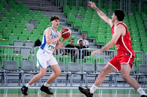 Basket, l’Italia lotta per 40 minuti e batte la Turchia nell’ultima partita del girone A agli Europei U20