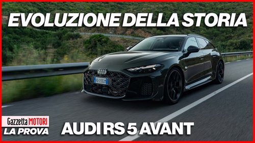 Audi RS 5 Avant, la prova dell'auto ibrida sportiva da 639 Cv: motore, prestazioni