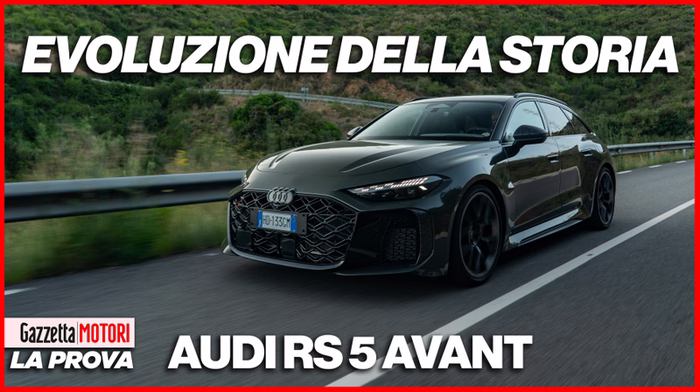 Audi RS 5 Avant, la prova dell'auto ibrida sportiva da 639 Cv: motore, prestazioni
