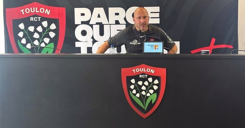 "On veut retrouver notre ADN" Pierre Mignoni, le directeur du rugby du RCT veut retrouver le Top 6