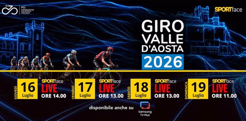 Oggi parte il Giro di Valle D’Aosta 2026: la prima tappa e il programma. Segui la diretta su Sportface Tv – SPORTFACE.IT