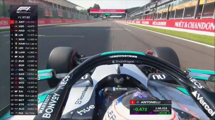 VIDEO Formula 1, GP Belgio: highlights prove libere, Kimi Antonelli vola