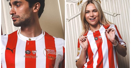La bonita camiseta que prepara el KS Cracovia para conmemorar su 120 aniversario con el Sevilla FC